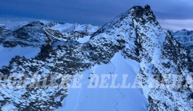 Valanga sull'Ortles, la foto del maxi fronte che ha ucciso i cinque escursionisti tedeschi: «A causare il distacco un repentino cambio di vento»