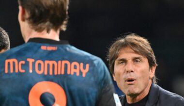Conte alza i giri: «Il Napoli è primo in classifica ma sentiamo soltanto critiche. Gli arbitri? Un po' confusi»