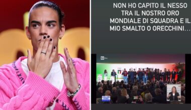 Tommaso Marini e la polemica col giornalista: «Smalto e orecchini ti danno forza?», la replica: «Medioevo»