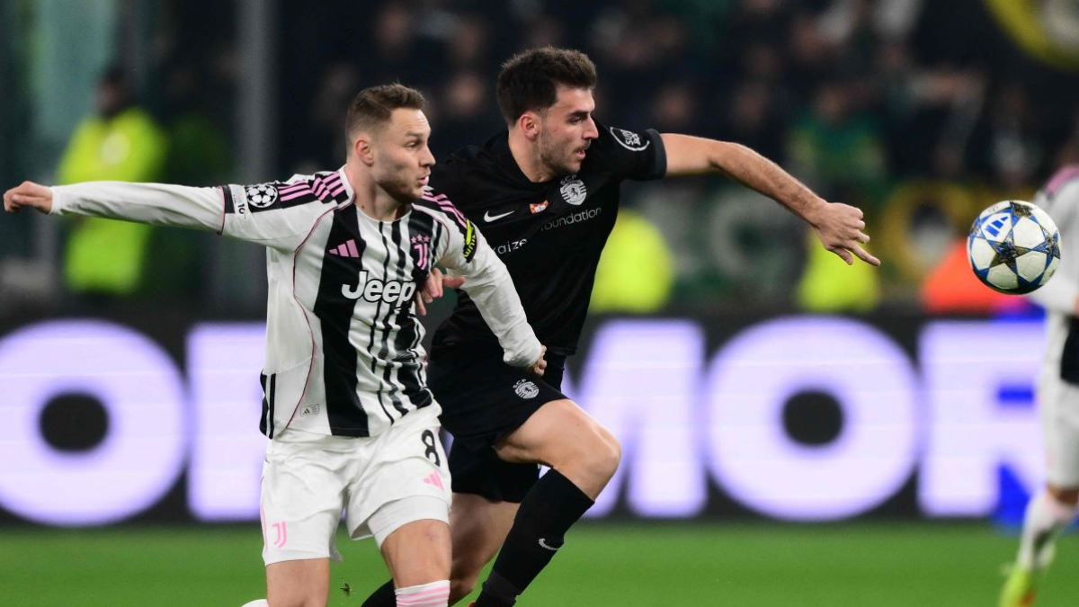 Juventus-Sporting Lisbona di Champions League, il risultato 1-1: al gol di Araujo replica Vlahovic