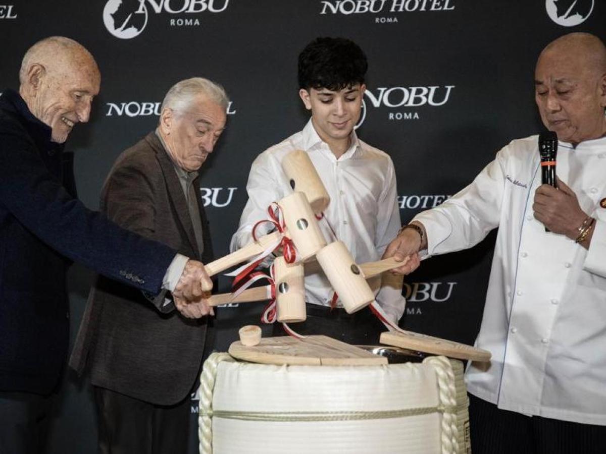 Roma, Robert De Niro apre il primo Nobu Hotel & Restaurant d'Italia: «È speciale aprire in una città unica che amo molto»