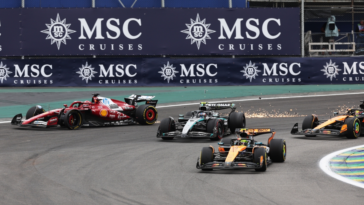 F1 Gp Brasile, la gara in diretta: Vince Norris davanti ad Antonelli e Verstappen. Leclerc e Hamilton ritirati, Piastri penalizzato per l'incidente con Charles, chiude 5° - Corriere della Sera