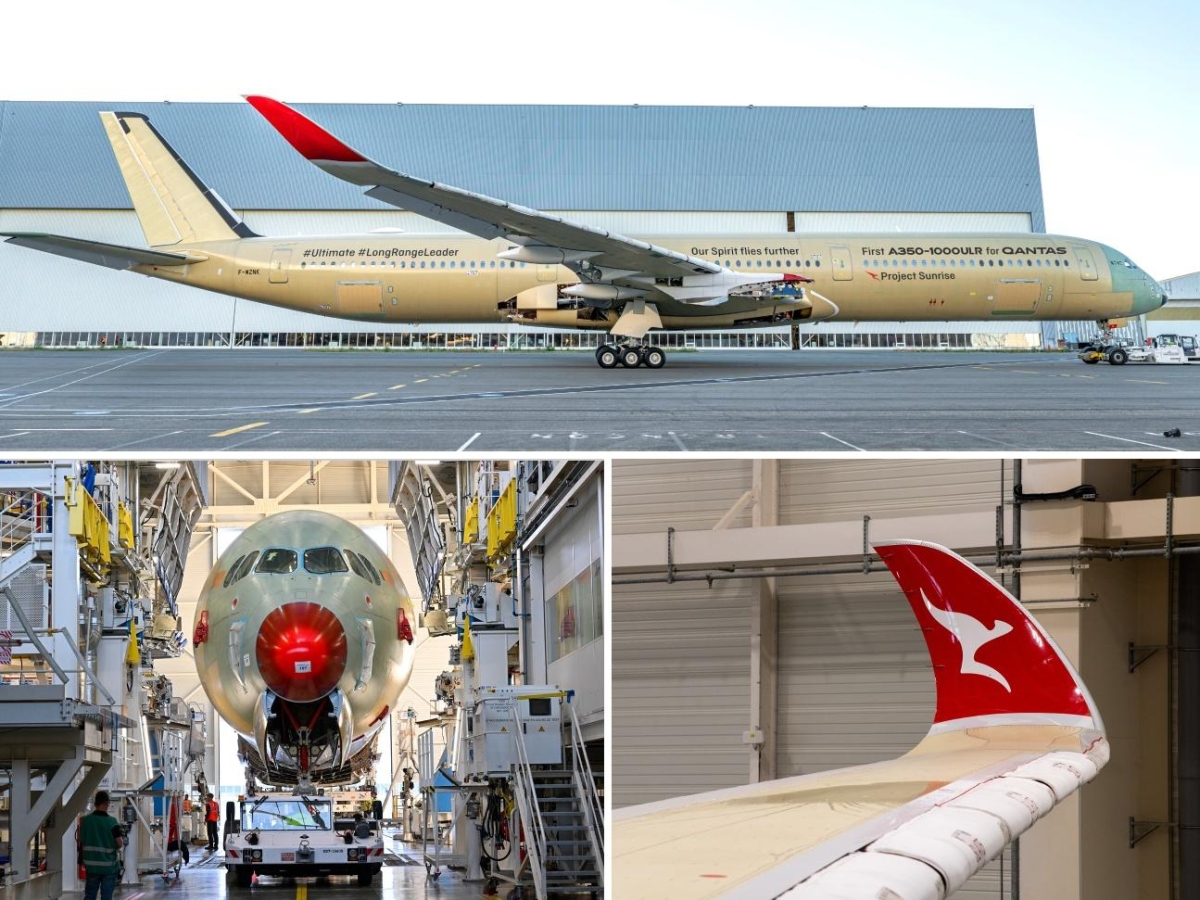 Airbus assembla il nuovo A350 di Qantas per i voli più lunghi del mondo: Sydney-Londra in 22 ore