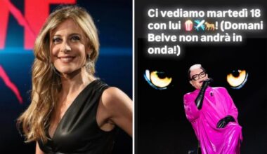Belve oggi non va in onda: perché la puntata con Malgioglio slitta di una settimana