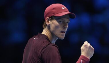 Gli ascolti tv di Sinner-Auger Aliassime alle Finals