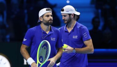Bolelli/Vavassori battono Granollers/Zeballos alle Atp Finals di Torino e vanno in semifinale