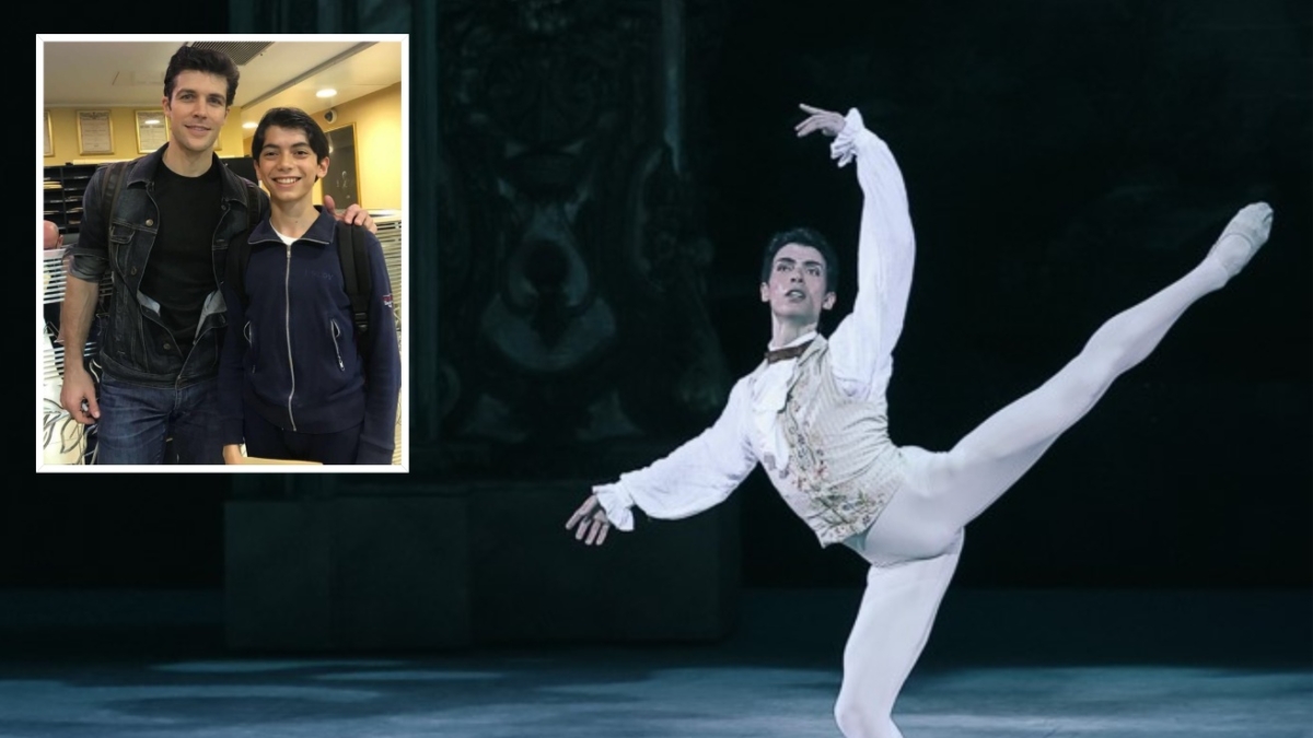 Lorenzo Lelli, quel ragazzino della foto con Roberto Bolle ora, a distanza di dieci anni, è una star sul palco degli Arcomboldi