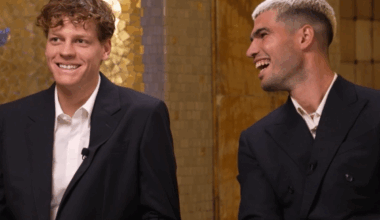 Sinner e Alcaraz, intervista doppia in chiaro domenica 16 novembre: orario e dove vederla