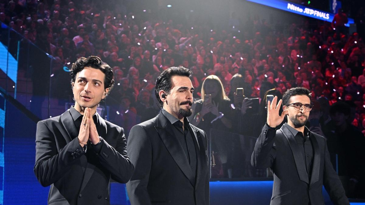 L'inno de Il Volo prima del match fra Sinner e Alcaraz: «Che emozione, loro come noi hanno cominciato a 14 anni»