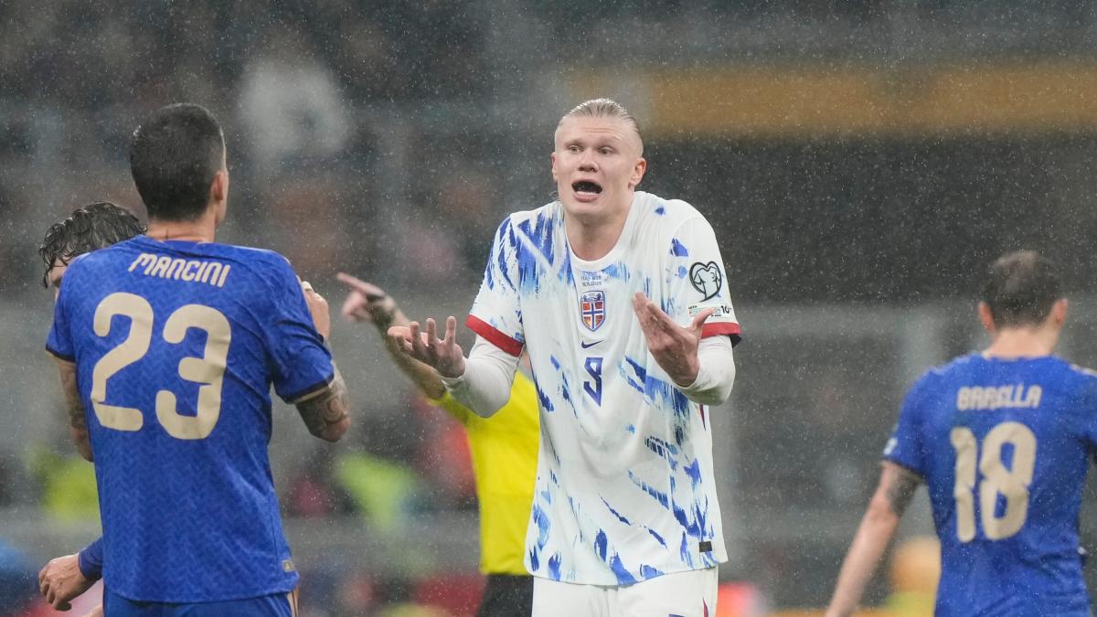 Haaland contro Mancini: "Mi ha toccato il sedere ma grazie a lui ho segnato due gol"