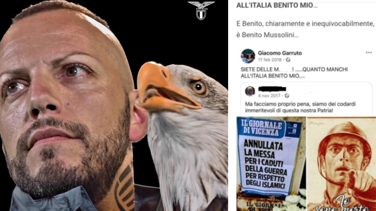 Lazio, arriva il nuovo falconiere Giacomo Garruto, è polemica. Sui social ha scritto: «Quanto manchi all'Italia, Benito»
