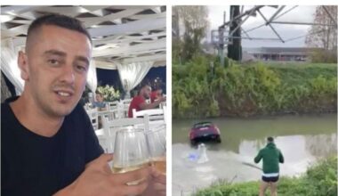 Rimane in mutande e si tuffa nel canale per salvare un 85enne finito con l'auto nel fiume freddissimo. La storia (a lieto fine) e l'eroe Elton Zefi: «Che gioia vederlo riemergere»