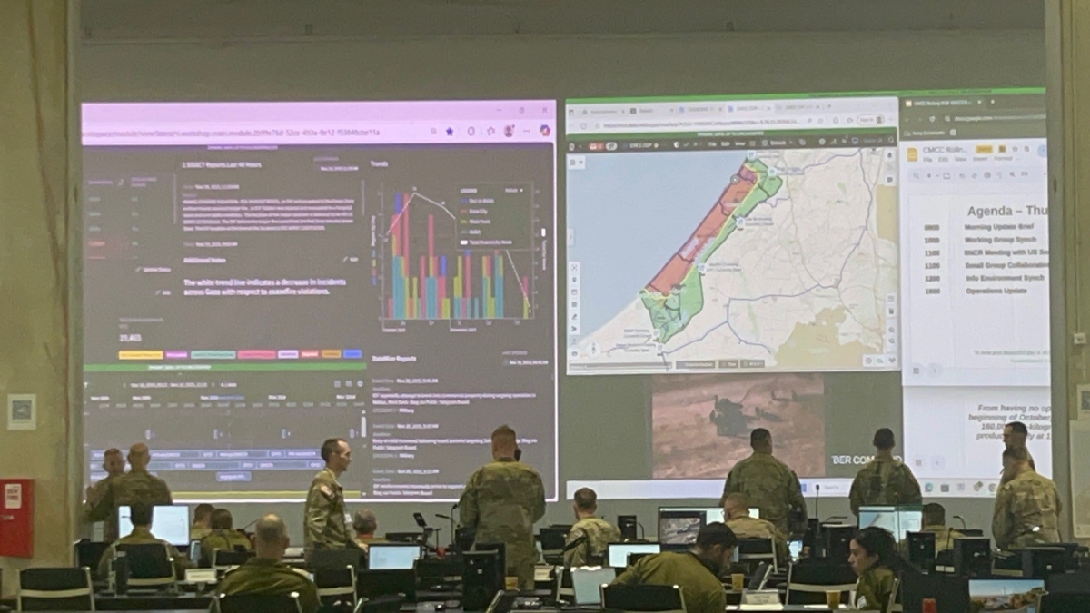 Dentro la base in Israele che gestisce la tregua a Gaza: civili e militari da 21 Paesi