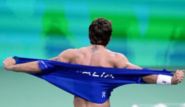 Coppa Davis, Cobolli come il suo idolo: Flavio si è strappato la maglia