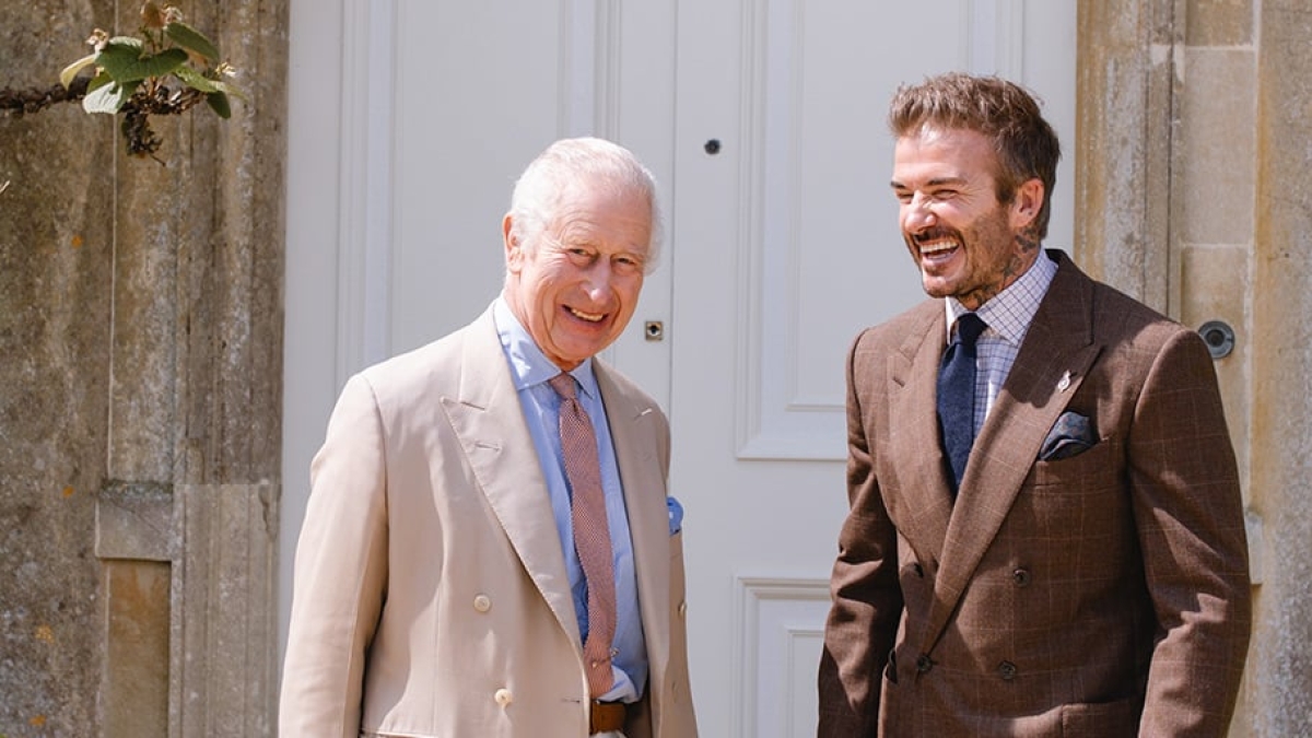 David Beckham, anima green: firma con Re Carlo un nuovo giardino per il Chelsea Flower Show