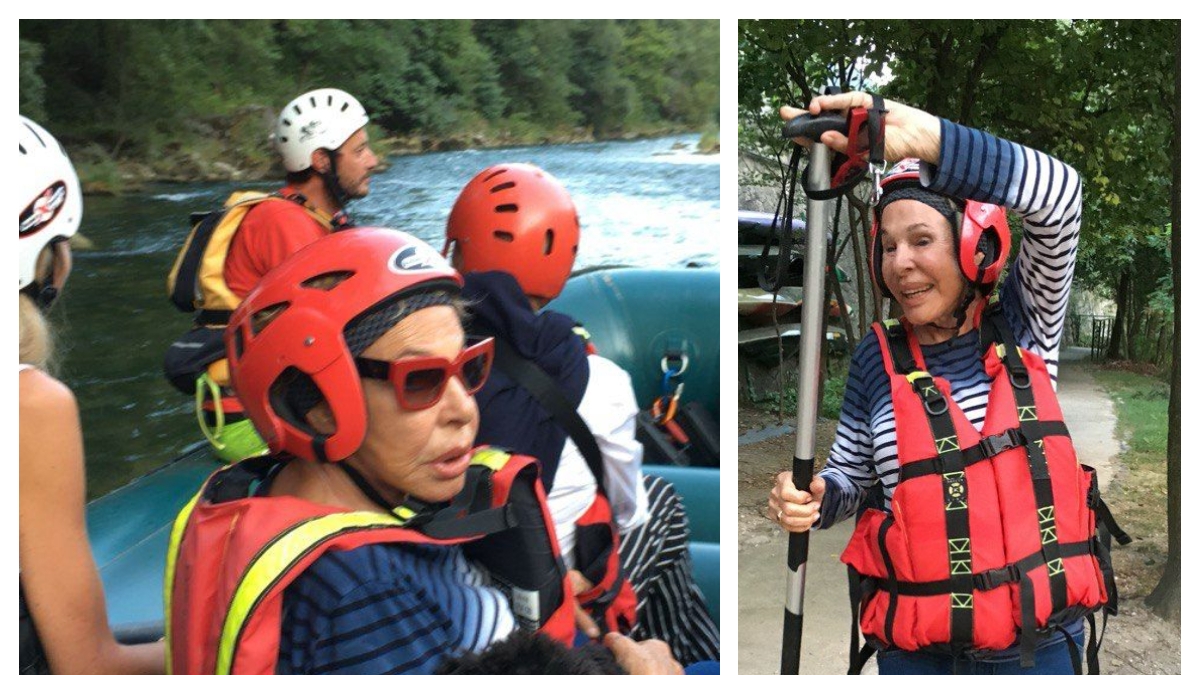 La passione per le rapide del Brenta di Ornella Vanoni: «Faceva rafting cantando Gino Paoli. Poi chiedeva il formaggio di Enego con la polenta»