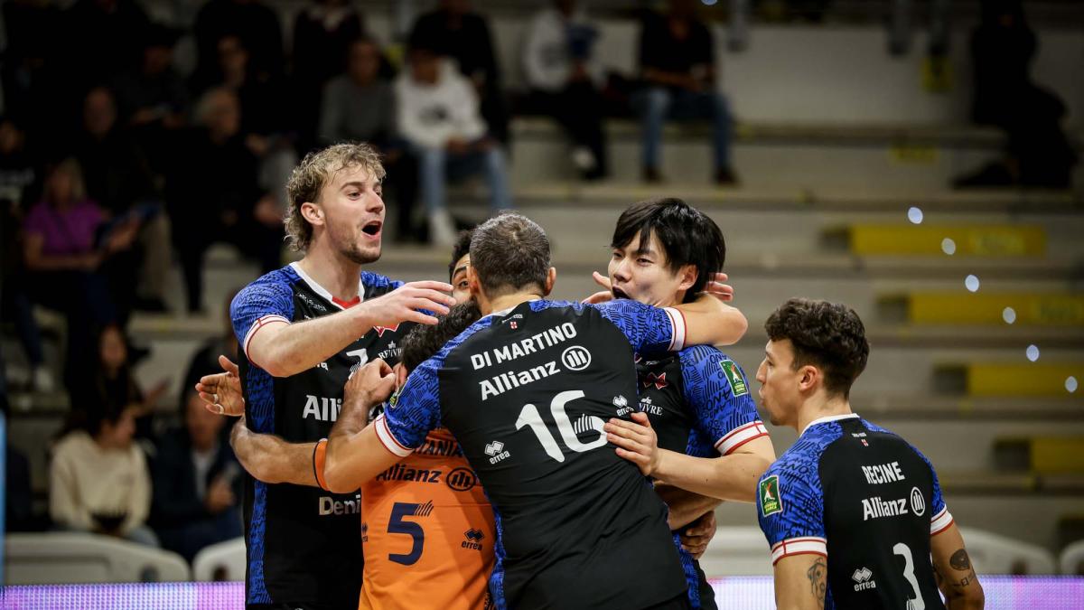 Volley Superlega, Reggers e Recine: Milano vola a Cisterna