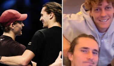 Sinner e Zverev, da rivali a compagni di viaggio: Jannik e Sascha insieme sul volo verso le Maldive