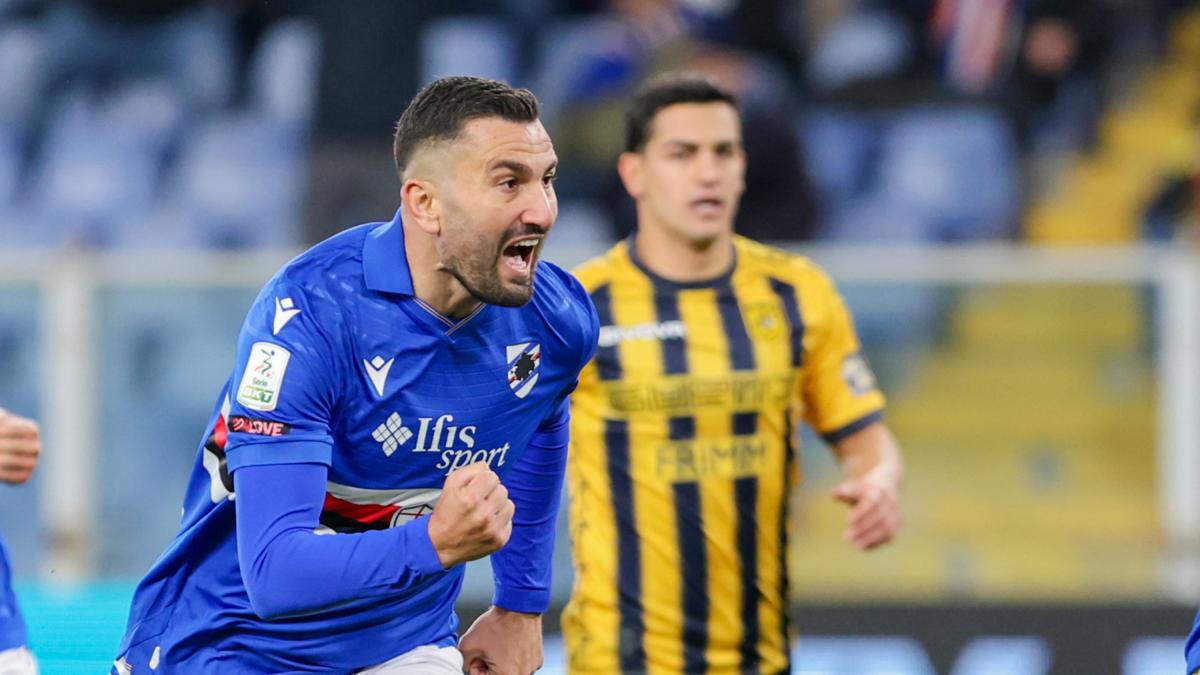 Sampdoria-Juve Stabia 1-0, la risolve Coda su rigore