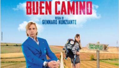 Ecco il primo poster di «Buen Camino», il nuovo film di Checco Zalone. E lui invita gli spettatori: «Me venite...»