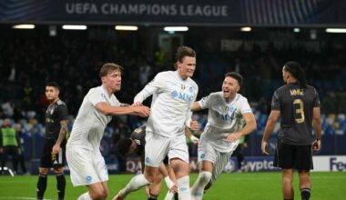 Napoli-Qarabag risultato 2-0: rete di McTominay e autorete di Jankovic, Conte si rilancia in Champions