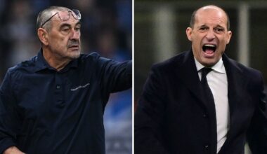 Allegri-Sarri, i toscani opposti di Milan-Lazio. Max vuole la vetta: «Ma dimentichiamo il derby»