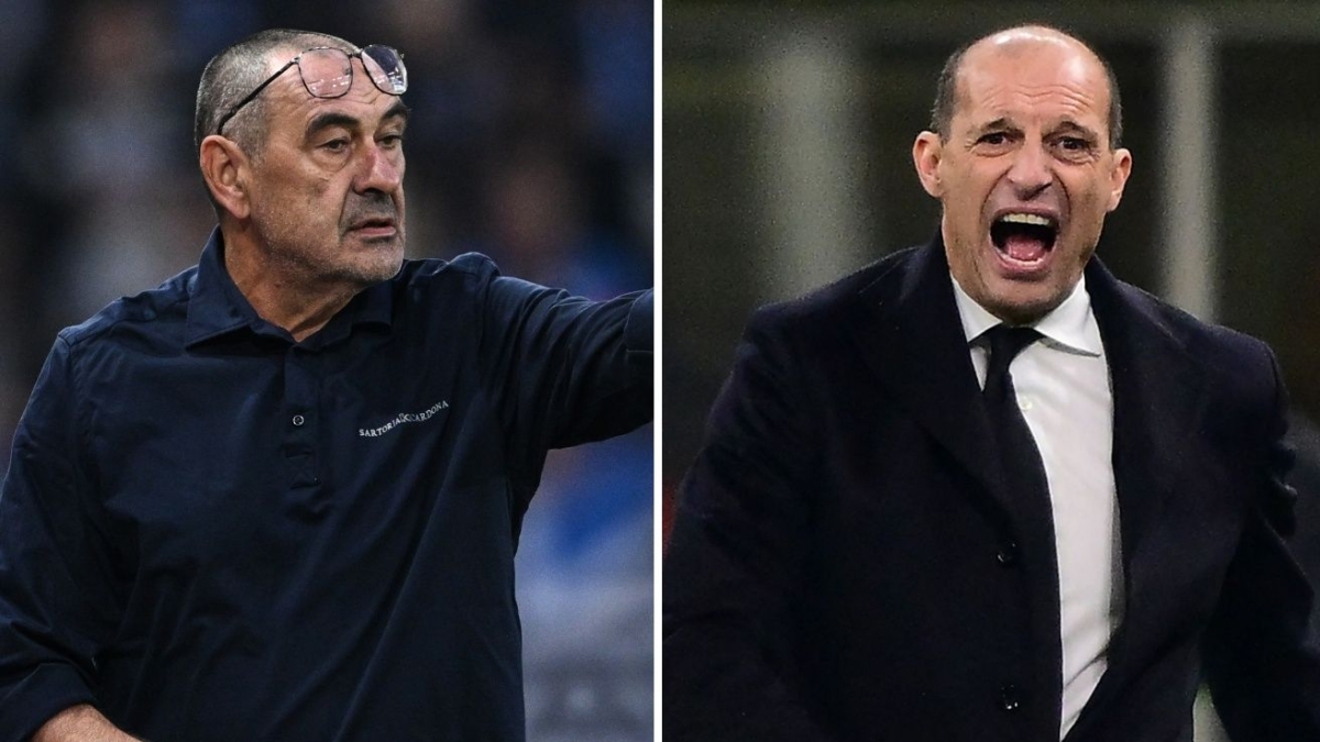 Allegri-Sarri, i toscani opposti di Milan-Lazio. Max vuole la vetta: «Ma dimentichiamo il derby»