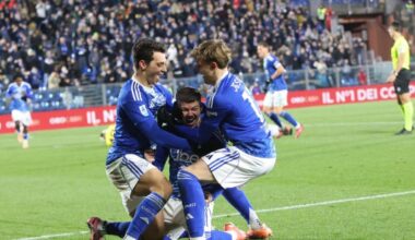 Como-Sassuolo 2-0: gol di Douvikas e Alberto Moreno