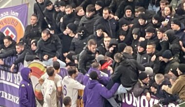 Fiorentina sotto la curva: Dzeko al megafono