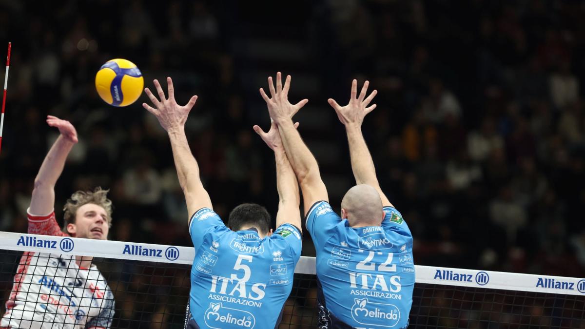 Superlega volley: Perugia al comando, ma Verona c'è. Trento passa a Milano