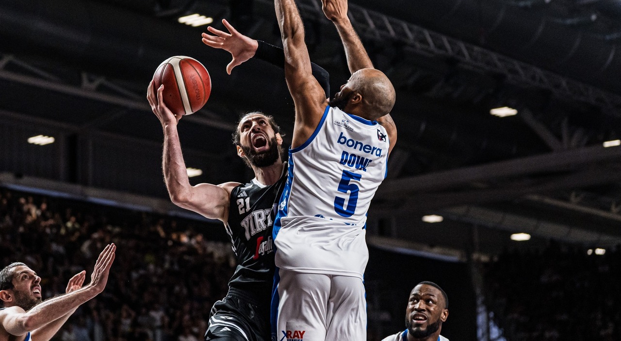 super Shengelia con 29 punti sospinge la Virtus in gara 1 di finale