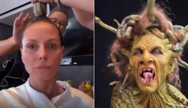 l'ultimo travestimento della modella è incredibile