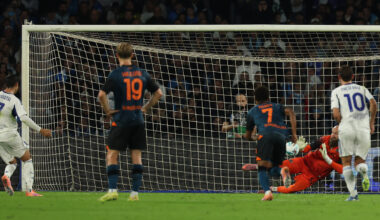 Milinkovic-Savic (7) para un altro rigore, Morata (5) errore che pesa, Hojlud (5) non incide