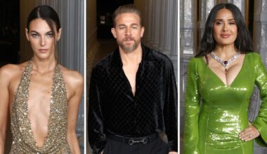 Paris Hilton Jersey Shore (4), Salma Hayek disco anni '80 (4), Vittoria Ceretti diva (9), in pigiama Charlie Hunnam (3)