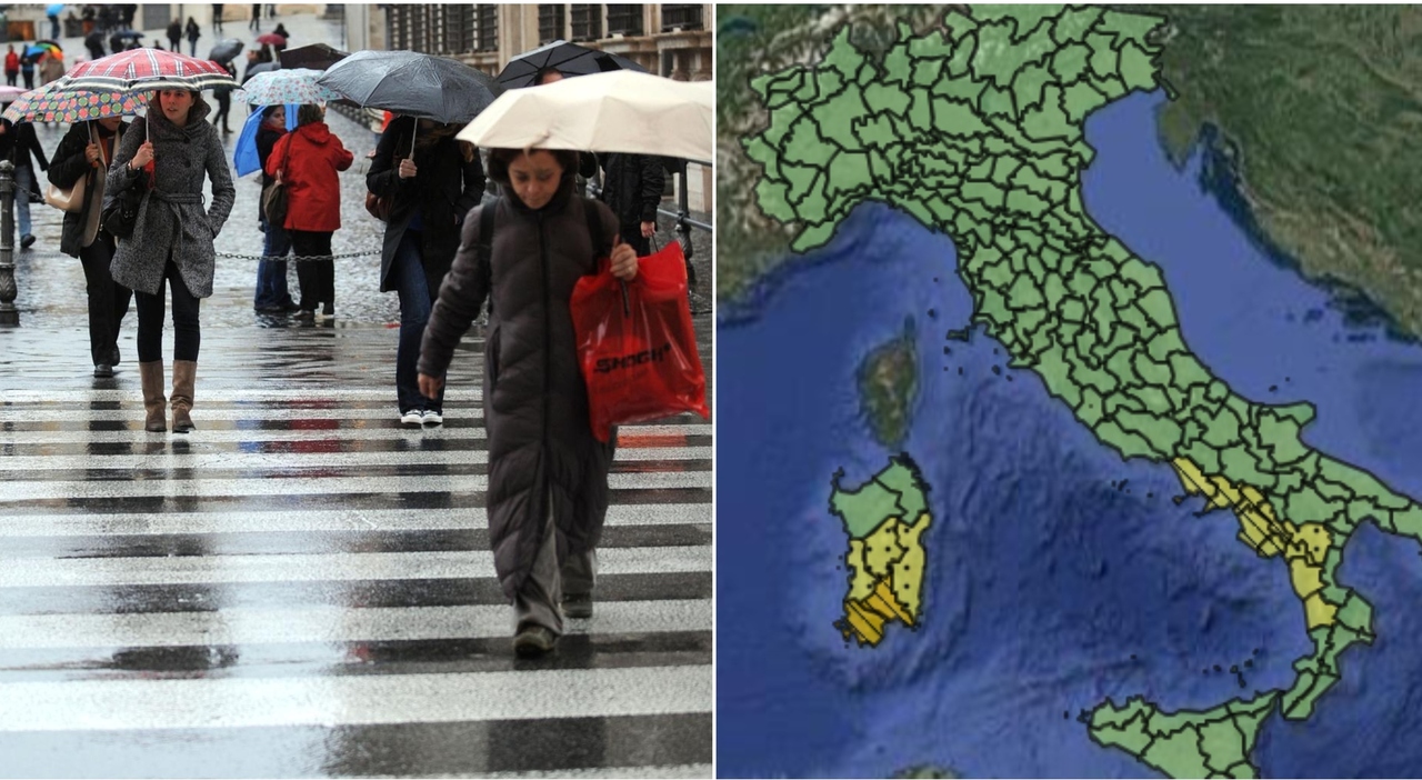 temporali e nubifragi al Sud