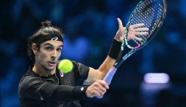 l'americano vince in due set (6-3, 6-4)