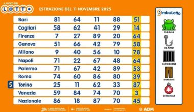 Estrazioni Lotto, Superenalotto e 10eLotto di oggi martedì 11 novembre: tra poco i numeri vincenti e le quote - Il Messaggero