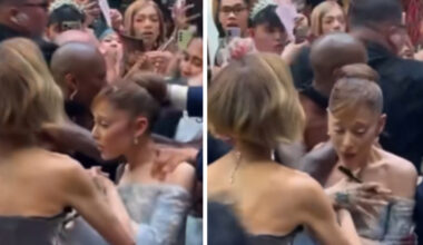Ariana Grande aggredita da un fan sul red carpet, lo scudo umano, la paura e le urla: «Grazie per avermelo permesso»