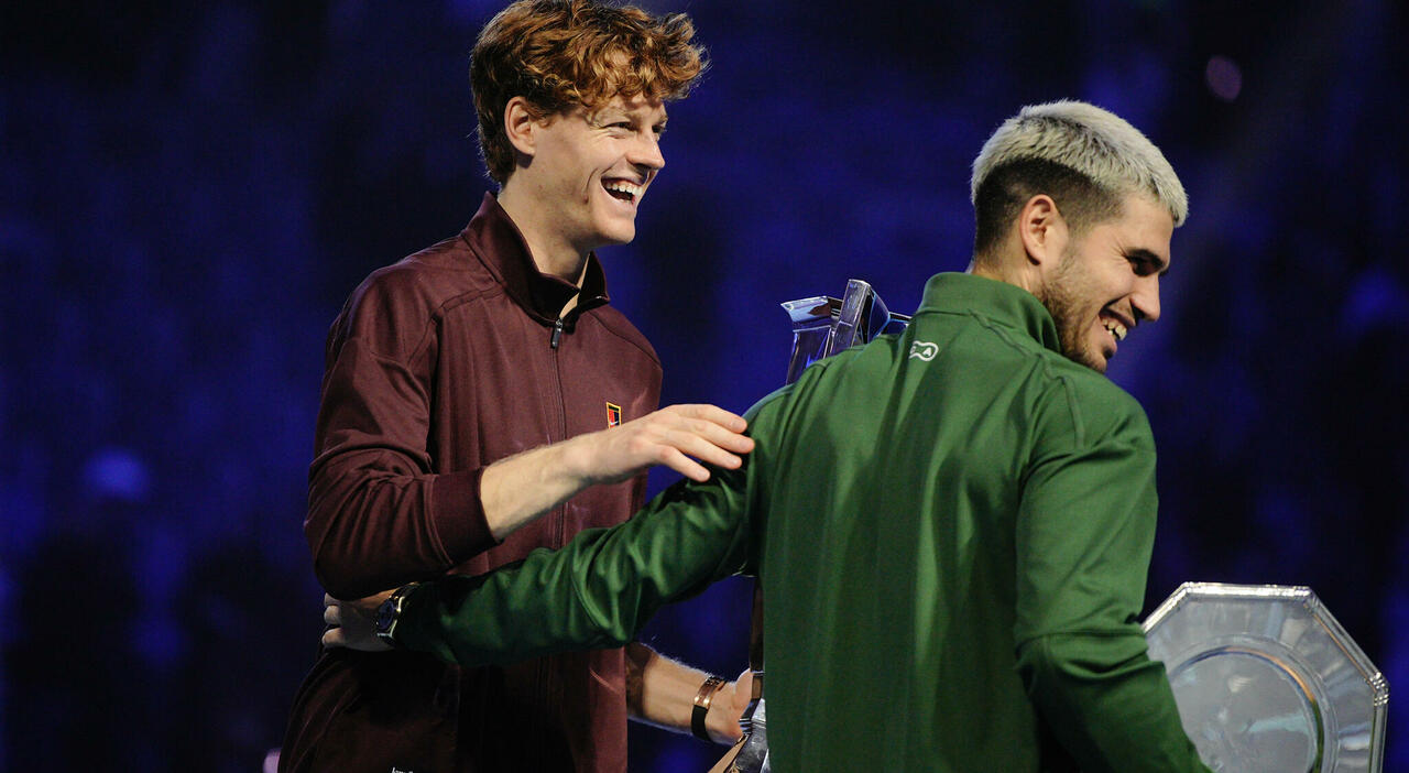 Sinner-Alcaraz, su 3.302 punti totali ne hanno vinti 1.651 ciascuno. La statistica incredibile