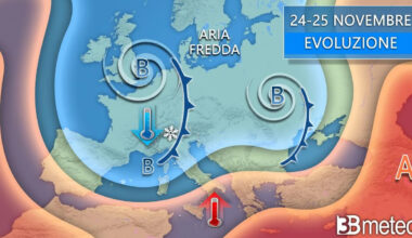 dichiarato lo stato di attenzione da venerdì 21 novembre. Le previsioni