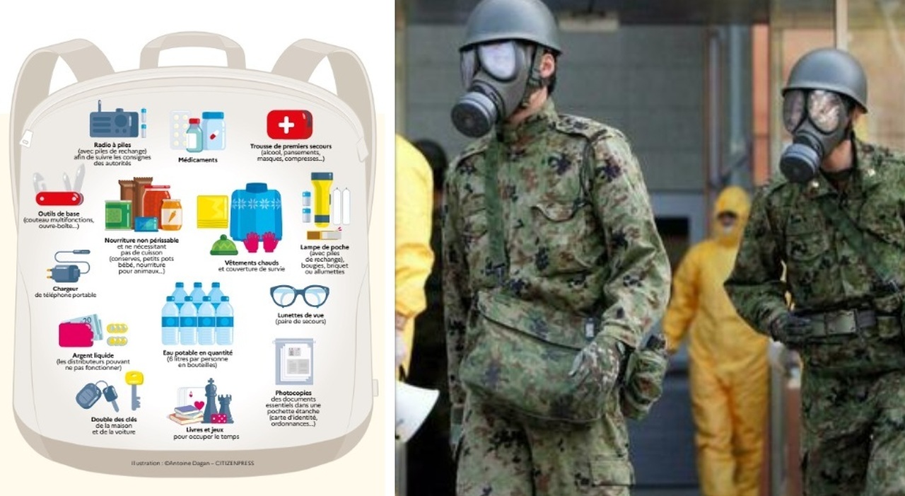 Guerra nucleare, epidemia o inondazioni: cosa mettere nel kit per 72 ore di sopravvivenza. Le indicazioni: «Non andate a riprendere i... - Leggo.it