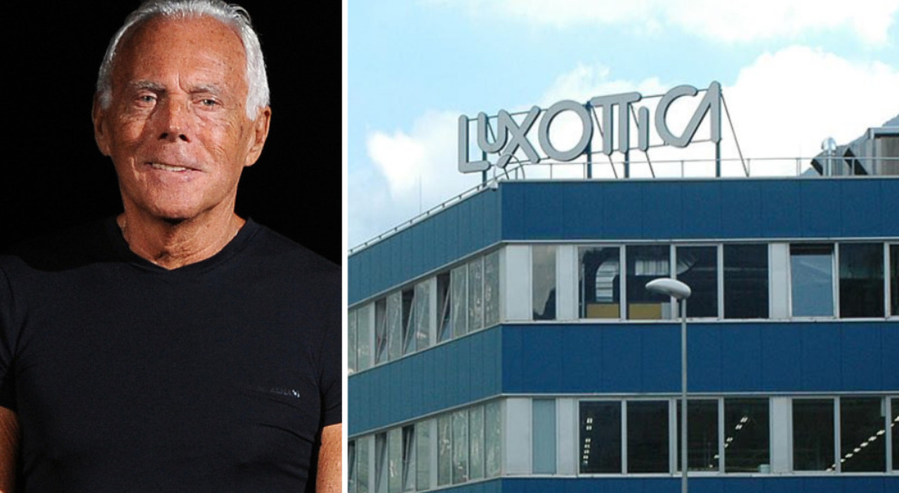 Luxottica pronta a entrare in Armani con una quota del 5-10%