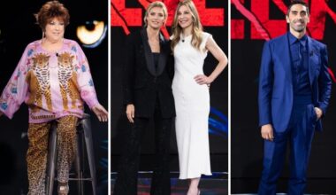 Martina Colombari incanta (10), Francesca Fagnani radiosa (9), Filippo Magnini ton sur ton (8), Orietta Berti selvaggia (7,5)