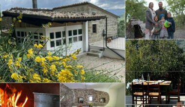 la casa dove vivrà (gratuitamente) la famiglia del bosco è un b&b