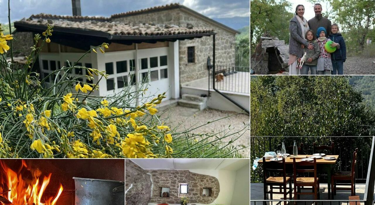 la casa dove vivrà (gratuitamente) la famiglia del bosco è un b&b
