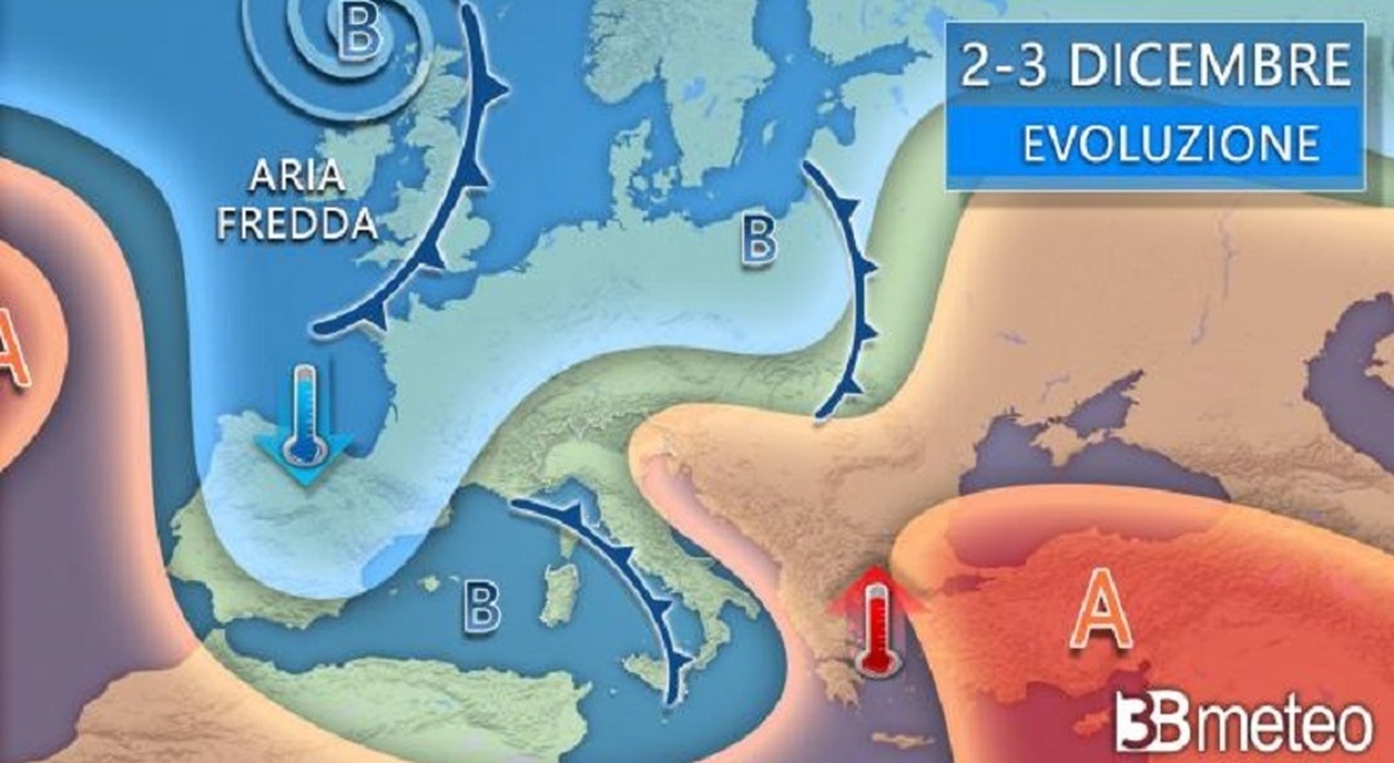 è la bufera dell'Immacolata. Le previsioni