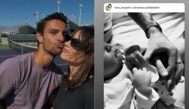 Musetti diventa papà per la seconda volta, l'annuncio della nascita del secondo figlio: «L'amore si moltiplica»