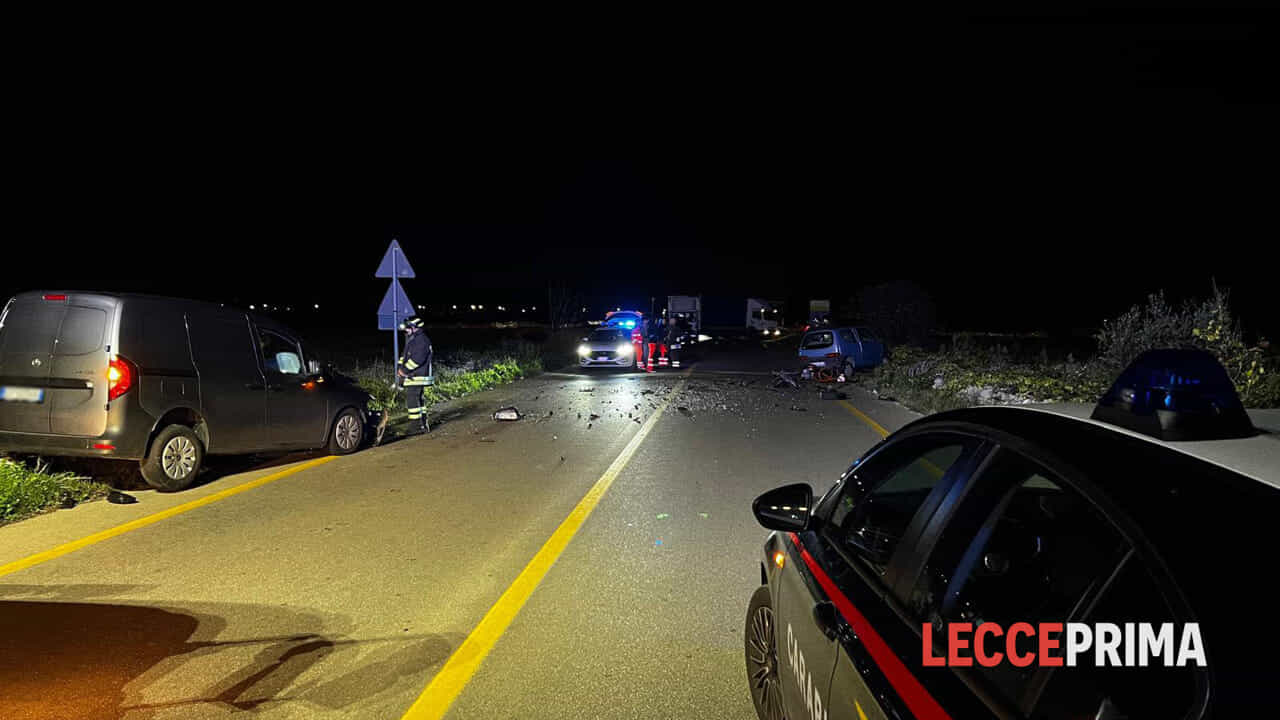 Incidente Scorrano, morta donna in Fiat 600