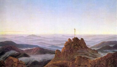 Caspar David Friedrich, Mattino sul Riesengebirge (Nationalgalerie, Berlino)