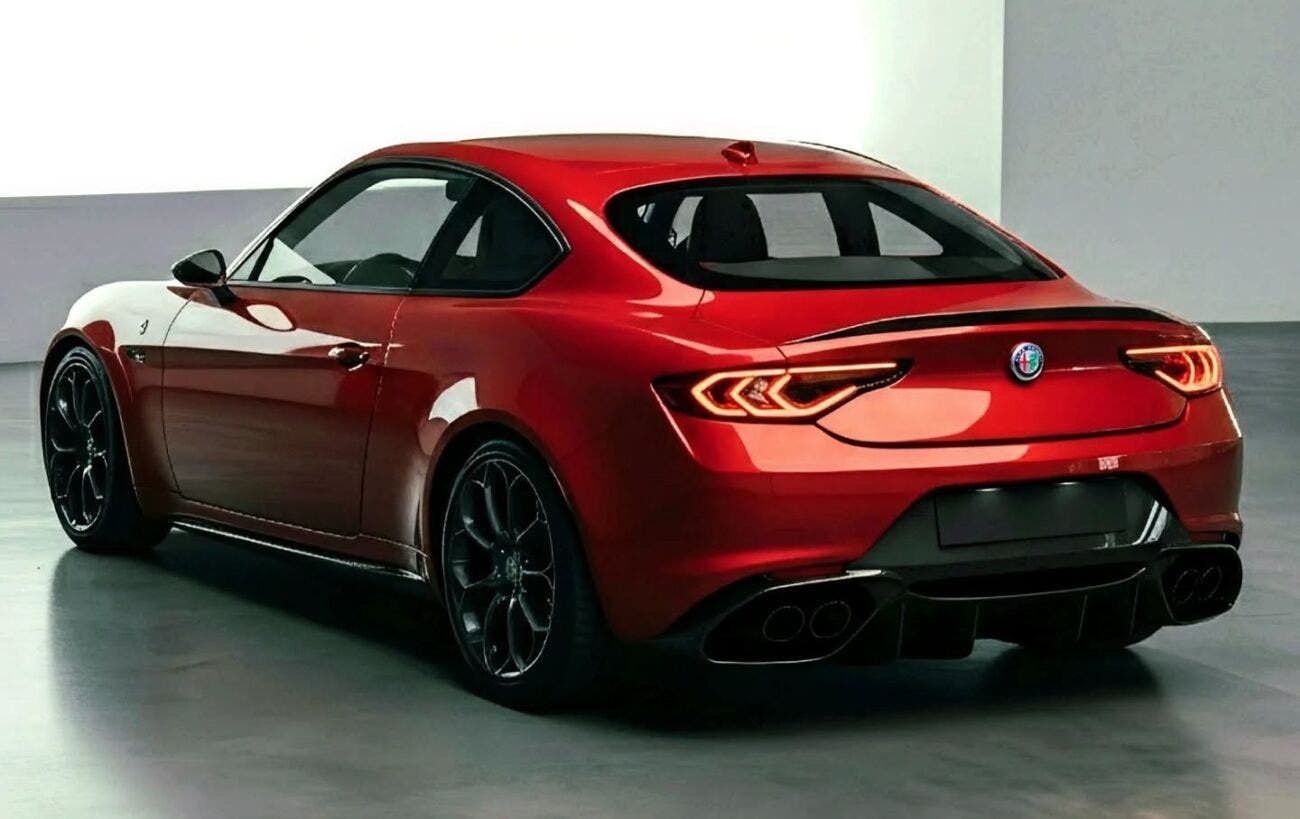 Alfa Romeo 2025 Coupè Render ClubAlfa.it